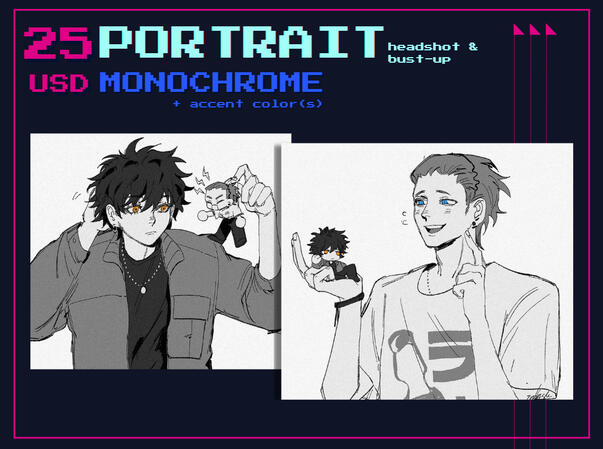 portrait mono portrait mono